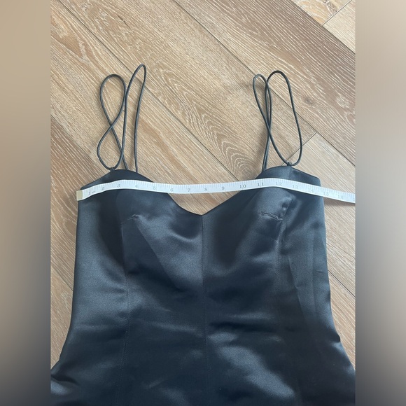 Vintage 1990's style Matthew Eager black gown size 12 - Picture 4 of 9